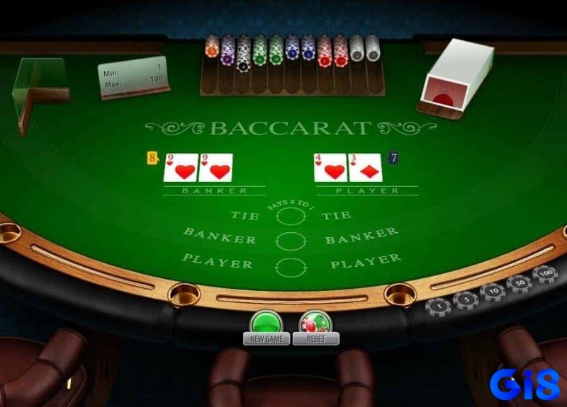 Luật chơi Baccarat online Gi8 chi tiết