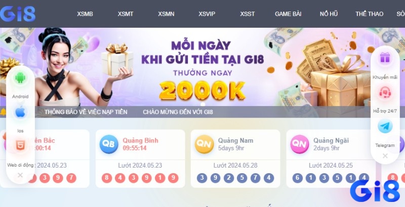 Website cá cược lô đề Gi8 được nhiều người chơi yêu thích