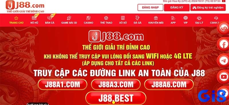 Nhà cái J88 là một thương hiệu cá cược trực tuyến uy tín hàng đầu hiện nay